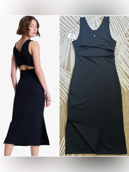 Roxy Dresses & Skirts - NWT! Roxy Black Cut-Out Midi Dress M